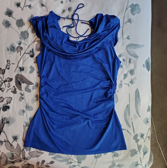Suzy Shier Royal Blue Top - Size XL - Picture 2 of 3